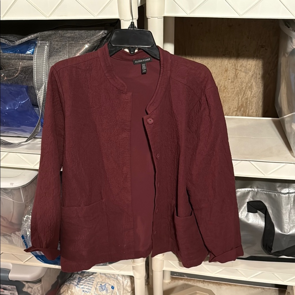 Eileen fisher organic cotton medium jacket
